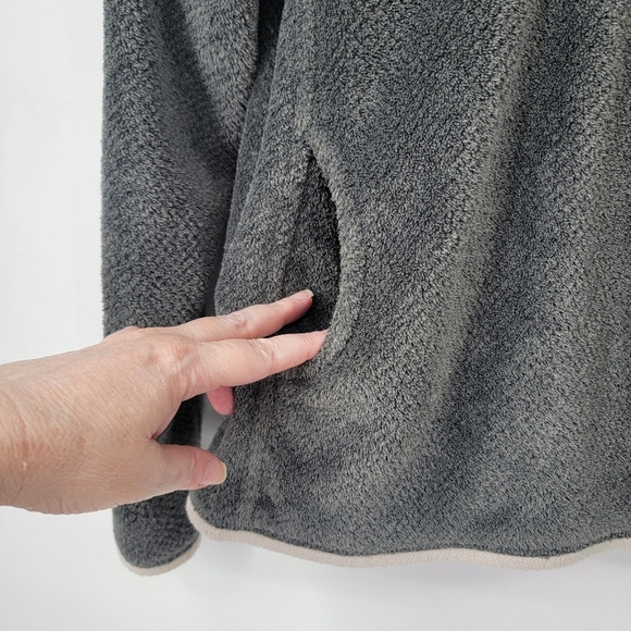 Patagonia Snap T Pullover Womens Small Gray Deep Pile Polartec Fleece Sweatshirt - Picture 9 of 16